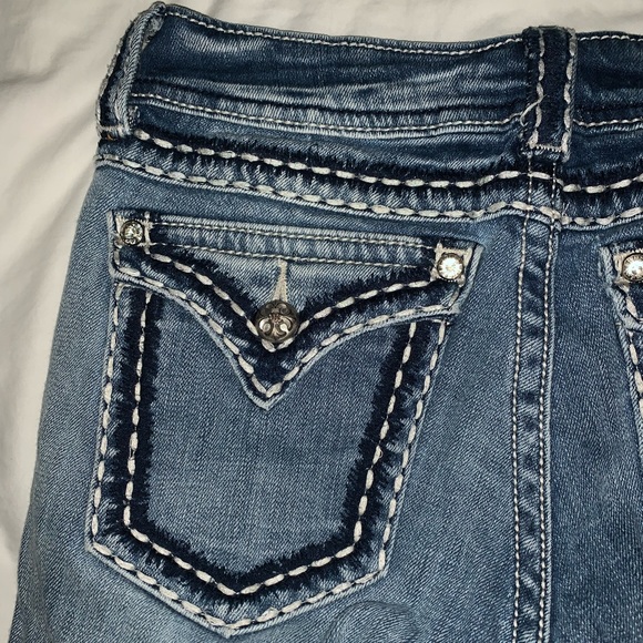 Miss ME CROPPED JEAN CAPRI womens  SIZE 28 - Picture 7 of 10